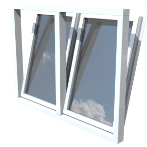 houten draai kiepraam