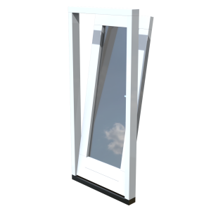 houten draai kiepdeur